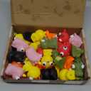 JOYIN 28 PCS Valentines Cards with Animal Popping Eyes Keychains for Gifts Party Favor, Classroom Exchange Prize, Valentines Greeting Cards, Cat