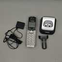 VTech Accessory Handset for DS6151 Series with 2-Line Cordless Phone, Suitable for Small Business or Home, Answering System, Expandable up to 12 Handsets, Intercom, Conference | DS6101 (Black/Silver)