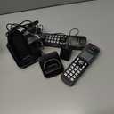 Panasonic Cordless Phone 2 Handsets System Expandable with Amber Backlit Display  KX-TGC352B (Black)