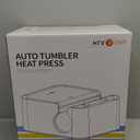 HTVRONT Auto Tumbler Heat Press Machine - Mug Heat Press Heat Up Fast & Even, Professional Tumbler Press High-Security for 2.95"-3.18" Sublimation Tumblers, Cups, Glasses and Mugs, White