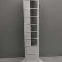 PELONIS 30" Tower Fan for Bedroom, Standing Fan with 3 Speeds, 90 Oscillation, Small Fan with 120-Min Auto Timer, White