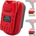 Battery Adapter for Craftsman 20V V20 Cordless Tools, Converter for DeWalt 20V MAX and for Milwaukee M18 18V Lithium Battery to Craftsman 20 Volt Lithium Ion Battery CMCB201 CMCB204 CMCB205
