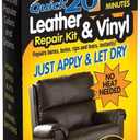 2 x Master Manufacturing ReStor-it Quick 20 Leather & VinyI Repair Kit, 20 Minute Repar, 7 Colors, Repairs Burns, Holes, Rips Furniture, Couchs, Seats