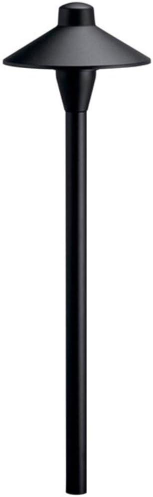 Kichler 12V 6.75" Path Light Textured Black, 21.00x6.75x6.75