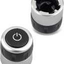 Radio Volume Knob Replacement Fit for BMW X3 F25 & X4 F26, Audio Volume Rotary Switch for Dash Multimedia CD Player Radio, Replaces 61319351155 (Model B)