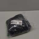 One Piece Swimdress Tummy Control Ruffle Swimsuit for Women Tie Knot Swim Dresses V Neck Bathing Suit Skirt (XX-Large, Black)