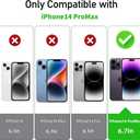 luolnh Compatible with iPhone 14 Pro Max Case with Flowers,for Girly Women,Shockproof Clear Floral Pattern Hard Back Cover for iPhone 14 Pro Max 6.7 inch 2022(Blue Purple wildflower)