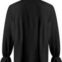 Spooktacular Creations Adult Mens Medieval Pirate Shirt Renaissance Victorian Tops for Halloween Costume Party (Black, M)