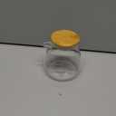 Healifty Glass Tea Canister Airtight Lid Storage Jar for Loose Tea Nuts Candy Multi- Supply