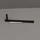 VAEHOLD Self Adhesive Paper Towel Holder Under Cabinet Mount, Wall Mount Paper Towel Roll Rack for Kitchen Cabinet, Bathroom, SUS304 Stainless Steel Black