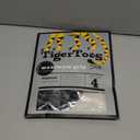 DOK TigerToes Premium Non-Slip Dog Socks for Hardwood Floors - Extra-Thick Grip That Works Even When Twisted - Prevents Licking, Slipping, and Great for Dog Paw Protection - Size Medium (Classic Grey)