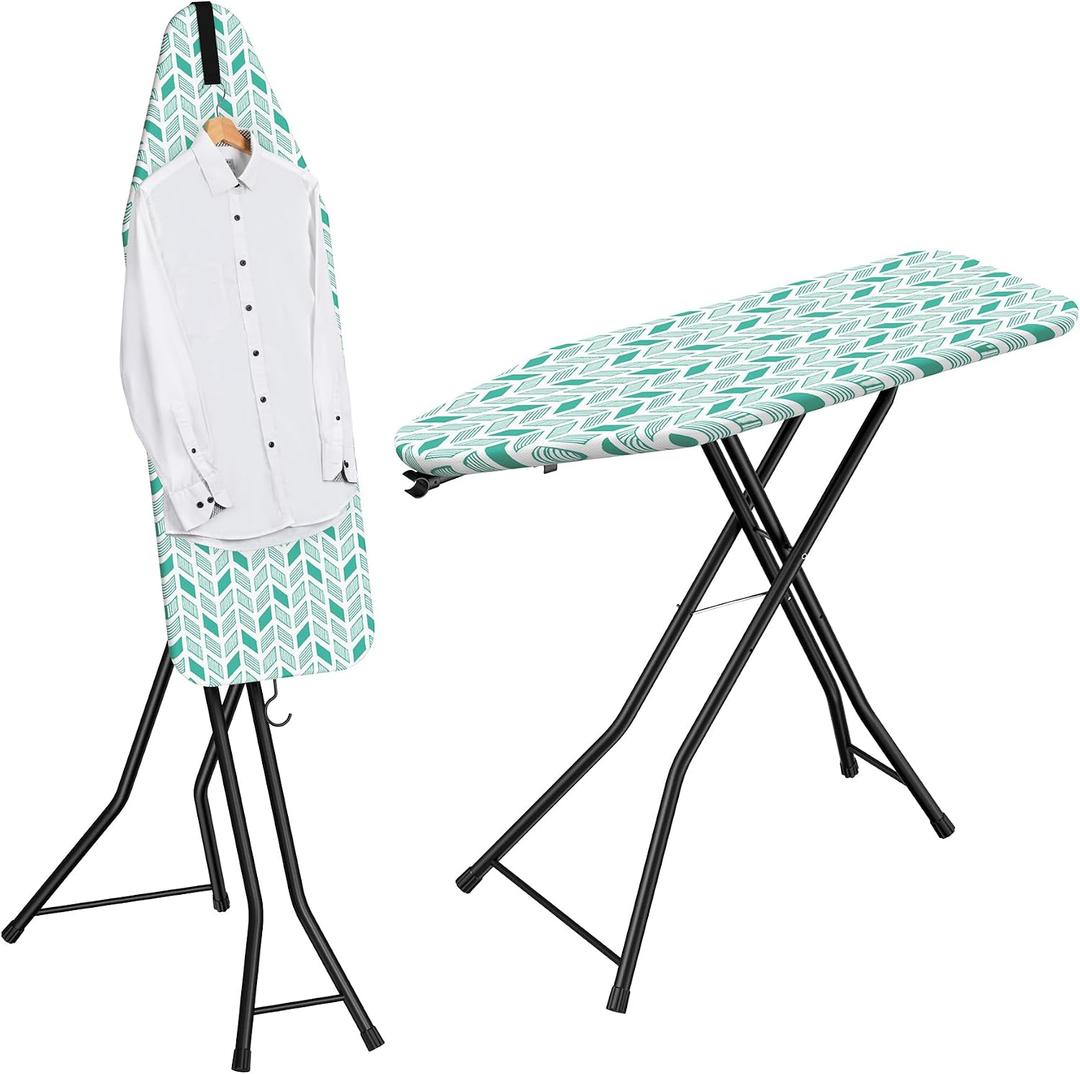 LyriFine Ironing Board, 2-in-1 Ironing and Steaming Board, 14″ x 43″