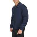 Dockers Men's Micro Twill Golf Bomber Jacket (Standard and Big & Tall) (Navy Filled), S 