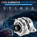11273 Car Alternators Fit for Ford Edge 07-14, Fusion 10-12, Taurus 08-12, for Lincoln MKS MKX MKZ, for Mercury Sable Automotive Replacement Alternator 7T4T10300AD, 11273N, 7T4Z10346A
