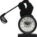 Golf Gifts for Men Dad Women Brother Bosses Golf Clubs Desk Clock Cool Desk Accessories for Coworkers Golfer Fans Souvenir Novelty Event Golf Office Decor Golfer Gadgets Unique Funny Stuff