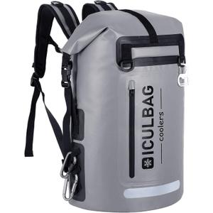 48cans Large Cooler Backpack Insulated Waterproof for Men Women Insulated Backpack Cooler Leak Proof Waterproof for 12 Hours Cooling for Camping Picnic Hiking Beach Travel Kayaking