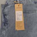 HDLTE Women Wide Leg Jeans High Waist Baggy Jean Loose Boyfriend Jeans Denim Pants Y2K, M