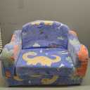 Thick Comfy Toddler Chair And Couch For Kids, 2-In-1 Soft Plush Fold Out Sofa For Children,Convertible Couch To Lounger For Toddler