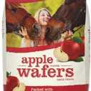 Manna Pro Apple Wafers - Treats for Horses - Packed with Vitamins & Minerals - Apple Flavored Horse Treats - 20 Pounds, Manufacturing date: 09-18-2025