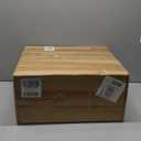 White Marbling Bathroom Vessel Sink With Black Faucet And Drain 16"x13" Oval Vessel Sink Ceramic Basin Bowl White Black Marble Bathroom Sinks Above Counter Bowl Sinks For Bathroom