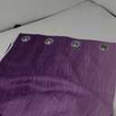 Estelar Textiler Purple and Greyish White Blackout Curtains 63 Inch Length 2 Panels Set, Room Darkening Grommet Ombre Curtains for Bedroom, Thermal Insulated Light Blocking Gradient Drapes,52Wx63L (52"W x 63"L (Pack of 2))