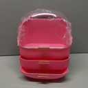 MASSY Egg Shape(Oval) Makeup Storage Box, Countertop Portable Vanity Cosmetics Organizer Preppy