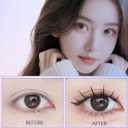 2 Pairs Magnetic Eyelashes Natural Look No Glue Needed False Eyelashes Kit without Eyeliner Reusable Fake Magnetic Eyelashes with Applicator Wispy Magnetic Lashes for All-Day (A)