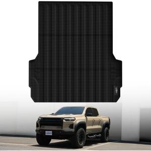 LASFIT Truck Bed Mat Fit for Chevrolet Chevy Colorado/GMC Canyon 2023 2024 2025 2026 5FT Accessories, Vehicle Bed Mat Custom Fit Flush All Weather Protection TPE Pickup Car Bed Cargo Trunk Liner