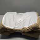 Baby Changing Pad - Vegan Leather Changing Pad, Wipeable Changing Pads, 31.5" x 16" Diaper Waterproof PU Changing Mat for Dresser Table (Khaki Brown)