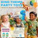 Zerhunt Dinosaur Bubble Machine for Toddler: Automatic Blower with Lights, Large 150ML Tank & Powerful Motor - Produces 15,000+ Colorful Bubbles/Min for Magical Party, Birthday
