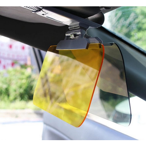 Fauful Car Sun Visor HD Anti Sunlight Dazzling Goggle Day Night Vision Driving Mirror UV Fold Flip Down Clear View