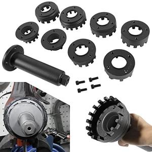 Lower Carrier Retainer Retaining Ring Nut Wrench Tool Kit Fit For Yamaha Honda Suzuki Mercury MerCruiser Drive Units & Outboards, Replace For 91-61069T, YB-34447, YB-06075, YB-0647, YB-06677, YB-06578 Lower Carrier Retainer Retaining Ring Nut Wrench Tool Kit Fit For Yamaha Honda Suzuki Mercury MerCruiser Drive Units & Outboards, Replace For 91-61069T, YB-34447, YB-06075, YB-0647, YB-06677, YB-06578