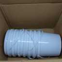 Yaomiao 10 Pcs 1 Gallon Bucket White Plastic Bucket Without Lids Paint Buckets Pails Paint Cans Storage with Handle Bucket Pail Container for Multipurpose Household Crafts Projects(1 Gallon)