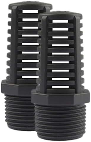 TOMEX 1 Inch Threaded Suction/Overflow Strainer, Screen Strainer 1 Inch (2 Pack)