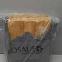 Bread Box with Cutting Board, Bamboo Bread Box for Kitchen Counter, Bread Storage Container with Wavy Arcylic Transparent Door (Natural)