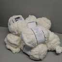 Chunky Yarn for Hand Knitting - #10 Chunky Chenille Yarn, Jumbo Big Thick Chunky Yarns for Crocheting, Super Bulky Chunky Knit Blanket Yarns, 8 Skein (25 yds 8 oz Each Skein), Pure White