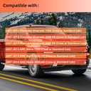 Front Door Weatherstrip Seal for 2007-2014 Chevy Silverado 1500 2500HD 3500HD,GMC Sierra 1500 2500HD 3500HD,Drive and Passenger Side Exact Match On-Body Replacement,2 Pack