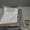 SOUJOY Small Foot Stool, Footrest Ottoman Under Desk, Sofa Tea Seat Stool with Wood Legs and Padded, Rectangular Change Shoes Bench Seat for Living Room Bedroom Entryway Office