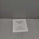 Broan-NuTone BP90 Replacement Grille For 688 Fan , White, 9 In. x 9.25 In. x 0.325 In. with 7.25 and 7.5 in. housing