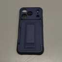 for iPhone 17 Pro Case with Card Holder4-5 Cards[9H Screen Protector ][Full Camera Protection][RFID Blocking][Hidden Kickstand] Rugged Heavy Duty Wallet Case for iPhone 17 Pro (Dark Blue)