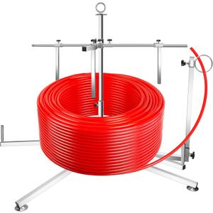 Heavy-duty PEX Pipe Uncoiler for 3/8" to 1" Pex Tubing, Multi-purpose Storage PEX Piping Uncoiler Suitable for Pipes, Radiant Potable Water, Floor Heating Pipes, etc Max Load: 340 lbs