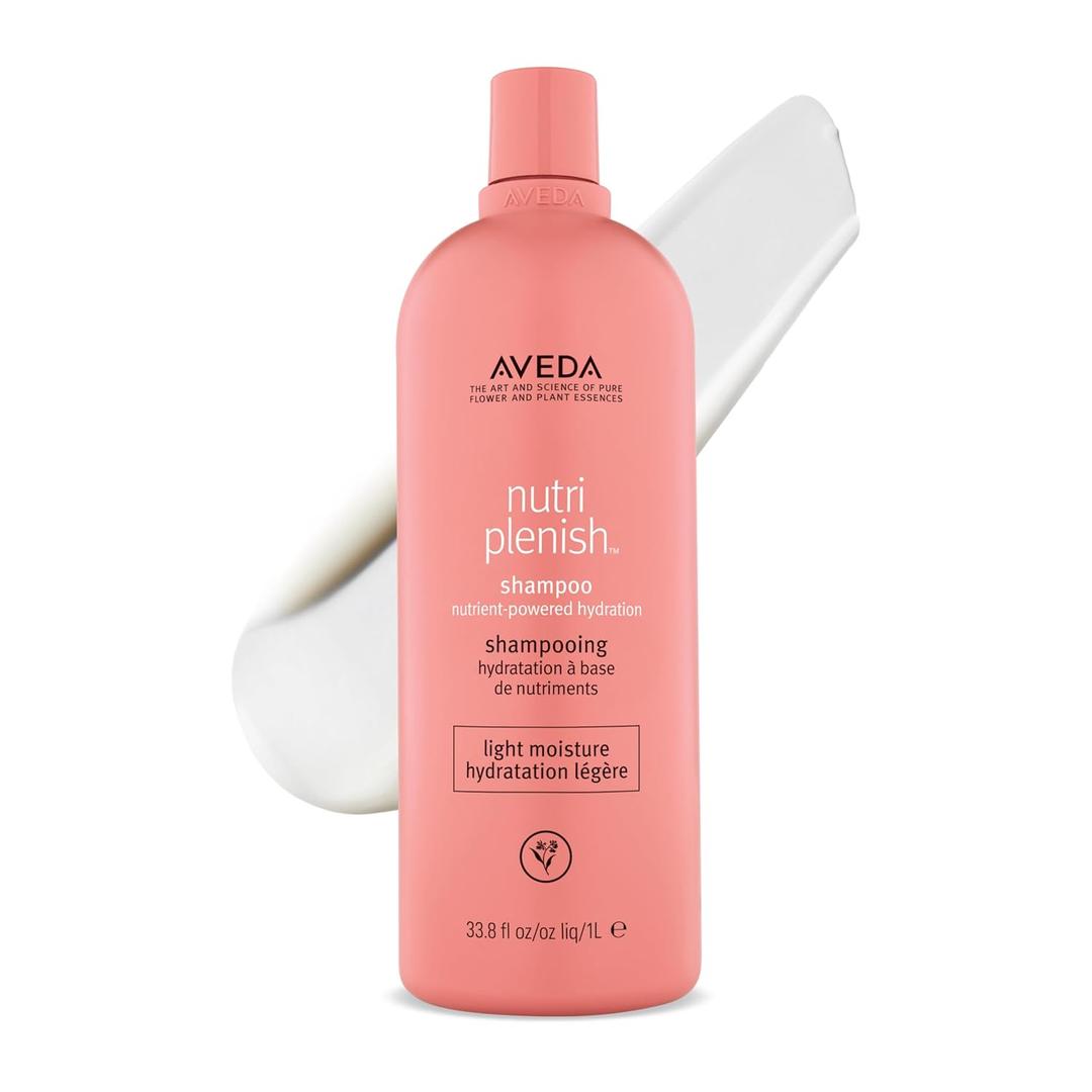 Aveda Nutriplenish Shampoo Light Moisture | Hydrating Shampoo for Fine to Medium Dry Hair | Organic Pomegranate Oil, Coconut Oil, Mango Butter | 93% Naturally Derived*