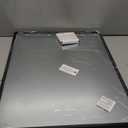 Black Bathroom Mirror, 16"x20" Rectangle Mirror, Matte Black Mirror, Metal Frame Square Corner Vanity Mirror, Wall Mounted Mirror for Modern, Living Room, Bedroom, Horizontal Or Vertical 