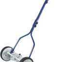 Amazon Basics 14-Inch 4-Blade Push Reel Lawn Mower, Blue