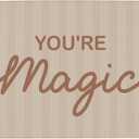 You Are Magic Banner Boho kids Room Playroom Wall Decor Vintage Sports Decor for Nursery Playroom Kids Bedroom Dorm Toddler Decorations 22x28 Inch