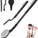 Back Scrubber Anti Slip for Shower, 25.7 Telescopic Back Bath Brush for Shower, Back Scrubber, Exfoliation and Improved Skin Health for Elderly with Limited Arm Movement, Disabled