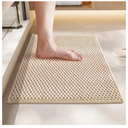 Bath Rug, Soft Absorbent Chenille, Rubber Backing Quick Dry Microfiber Mats, Machine Washable Rugs for Shower Floor, Bathroom Runner Bathmat Accessories Decor Khaki 24"*36"