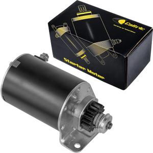 Caltric Starter Compatible with John Deere 20 20Hp All L111 L-111 X330 Z225 Z235 Z255 Z525 Z535 Z665 B&S / 16 Teeth Improved Steel Gear