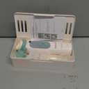 Electric Nasal Aspirator for Baby, Nose Aspirator for Toddlers, Waterproof Baby Nose Sucker, Nose Cleaner with 3 Silicone Tips, Adjustable Suction Level, Music and Light Soothing Function, Green