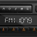 Retro Bluetooth Car Radio System: Single Din European Look Stereo for Classic Vehicles - LCD Display AM FM USB SD AUX USB-C Fast Charge 4-CHN Outputs